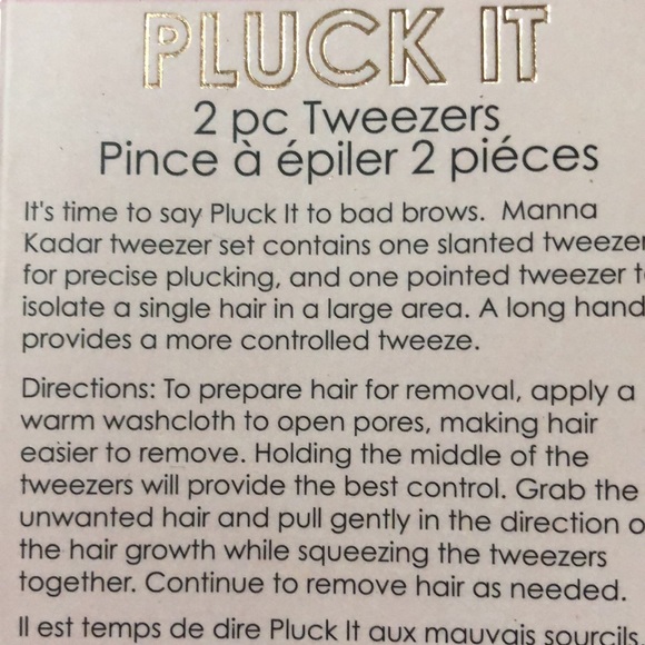 Mannakadar PLUCK IT 2 pc Tweezers - Picture 4 of 4